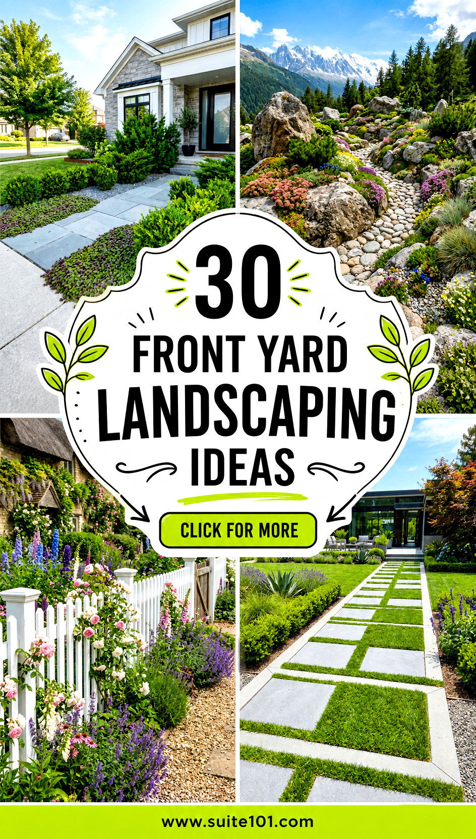 30 Front Yard Landscaping Ideas Transform Your Curb Appeal - 30 Front Yard Landscaping Ideas: Transform Your Curb Appeal
