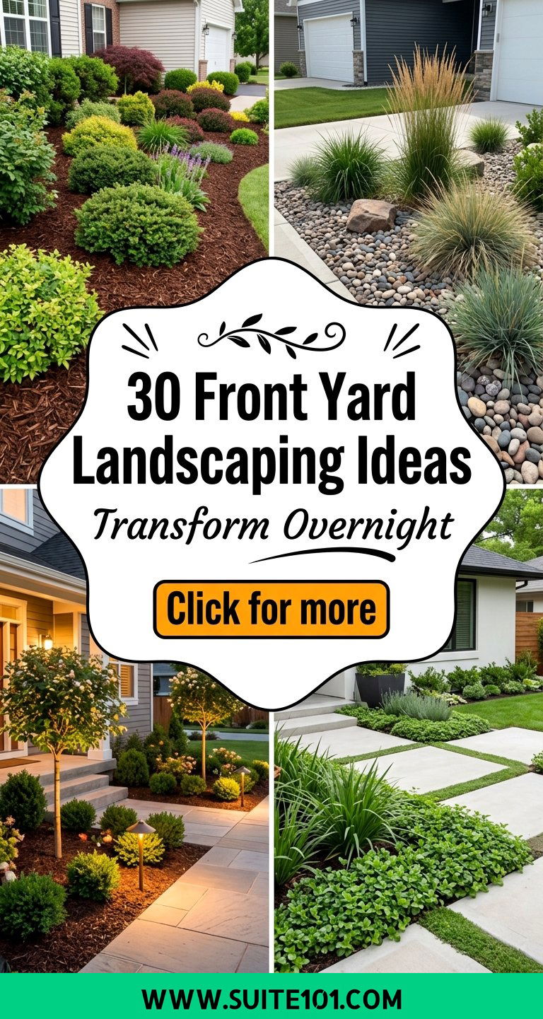 30 Front Yard Landscaping Ideas Transform Your Curb Appeal - 30 Front Yard Landscaping Ideas: Transform Your Curb Appeal