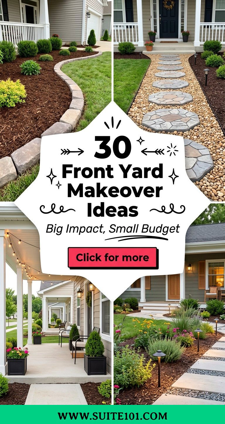 30 Front Yard Makeover Ideas on a Budget for Big Impact Today - 30 Front Yard Makeover Ideas on a Budget for Big Impact Today