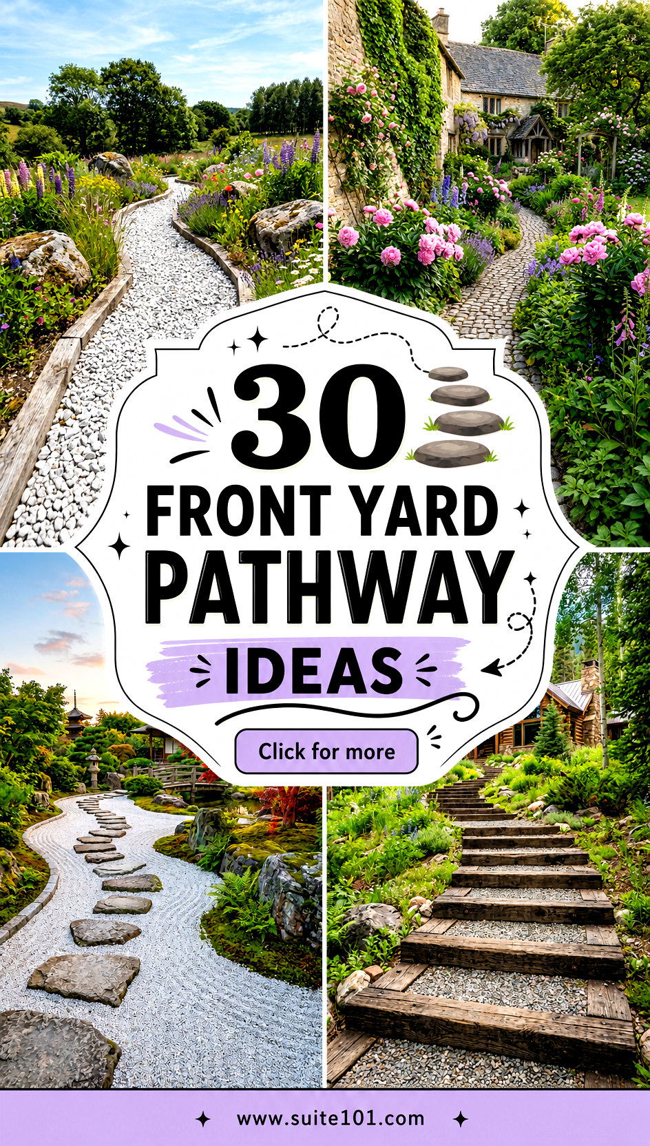 30 Front Yard Pathway Ideas Guide Visitors With Beautiful Paths - 30 Front Yard Pathway Ideas: Guide Visitors With Beautiful Paths