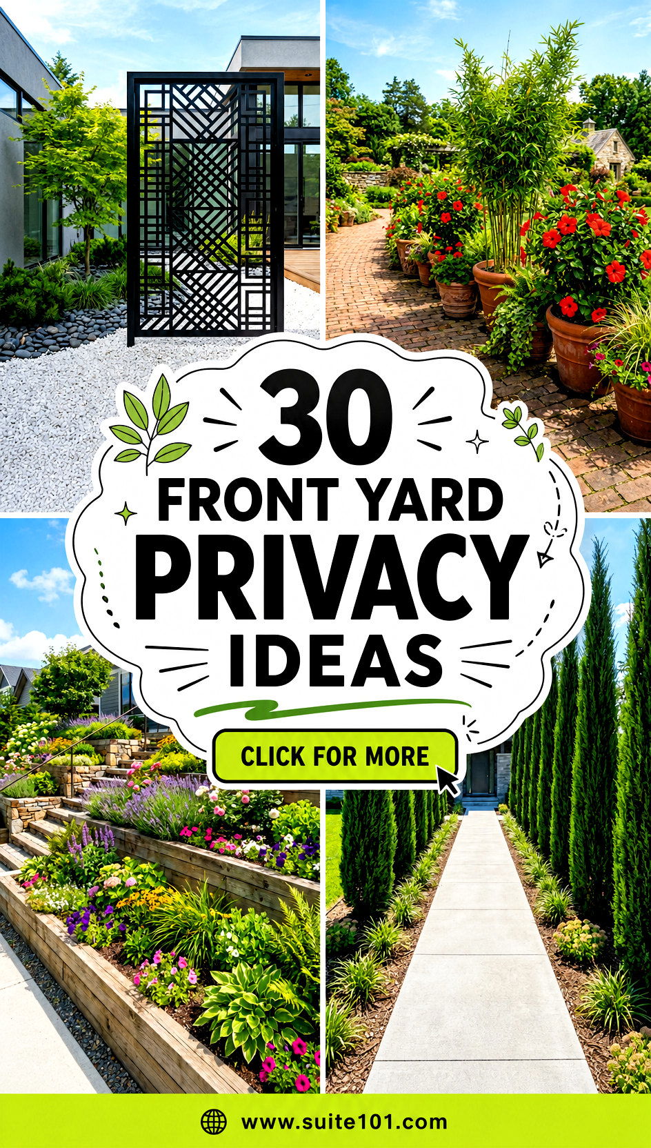 30 Front Yard Privacy Ideas Block Views and Boost Beauty - 30 Front Yard Privacy Ideas: Block Views and Boost Beauty