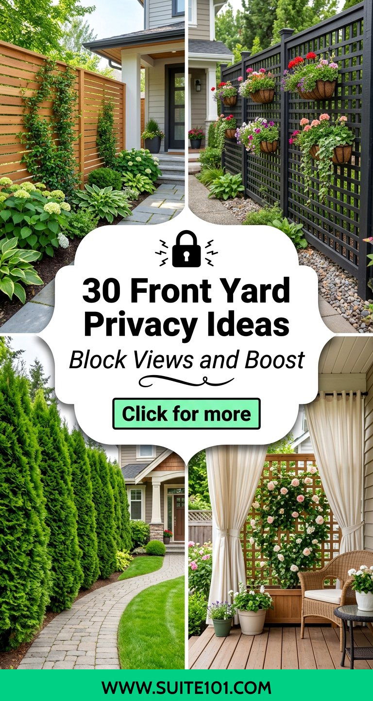 30 Front Yard Privacy Ideas Block Views and Boost Beauty - 30 Front Yard Privacy Ideas: Block Views and Boost Beauty