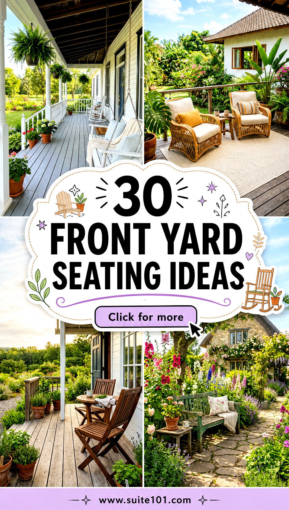 30 Front Yard Seating Ideas Design a Welcoming Outdoor Spot - 30 Front Yard Seating Ideas: Design a Welcoming Outdoor Spot