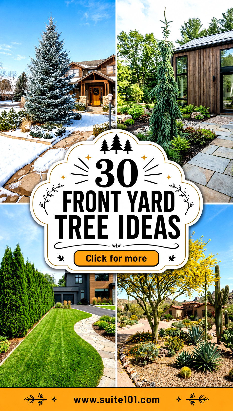 30 Front Yard Tree Ideas Choose the Perfect Statement Trees - 30 Front Yard Tree Ideas: Choose the Perfect Statement Trees