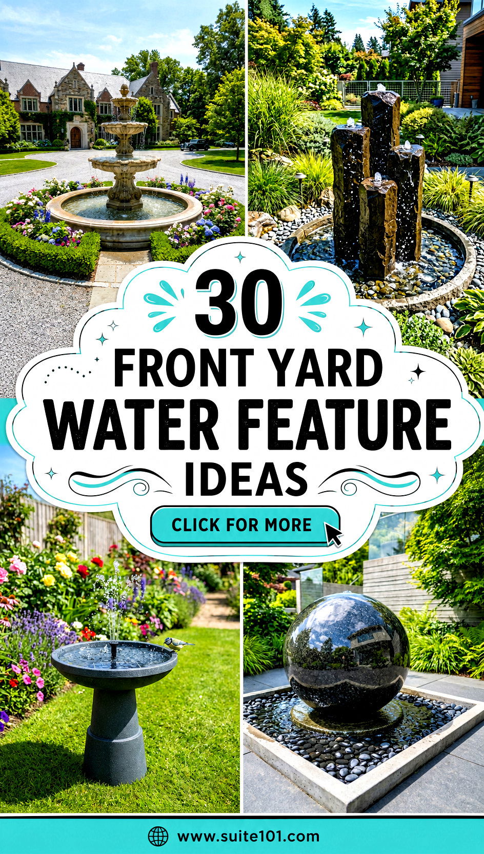 30 Front Yard Water Feature Ideas That Elevate Curb Appeal - 30 Front Yard Water Feature Ideas That Elevate Curb Appeal