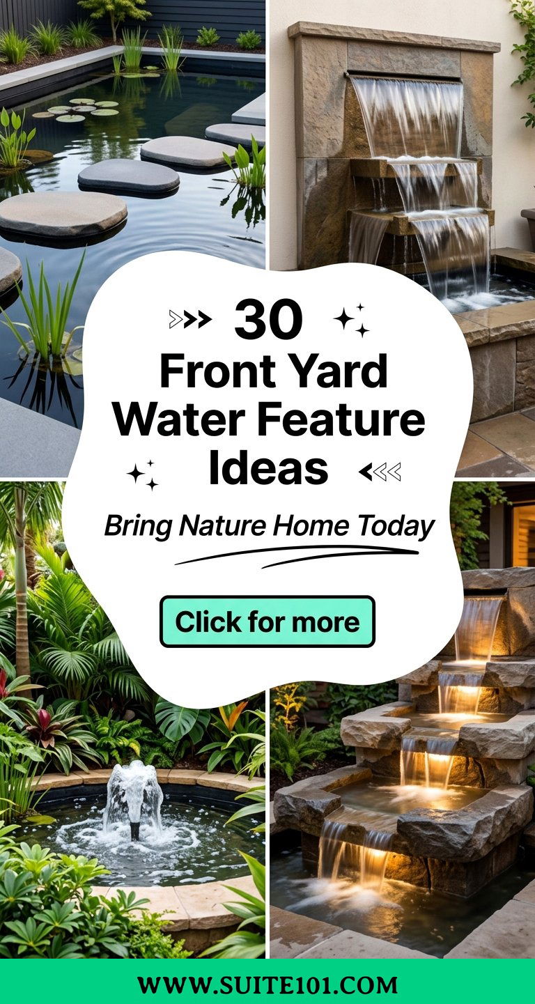 30 Front Yard Water Feature Ideas That Elevate Curb Appeal - 30 Front Yard Water Feature Ideas That Elevate Curb Appeal