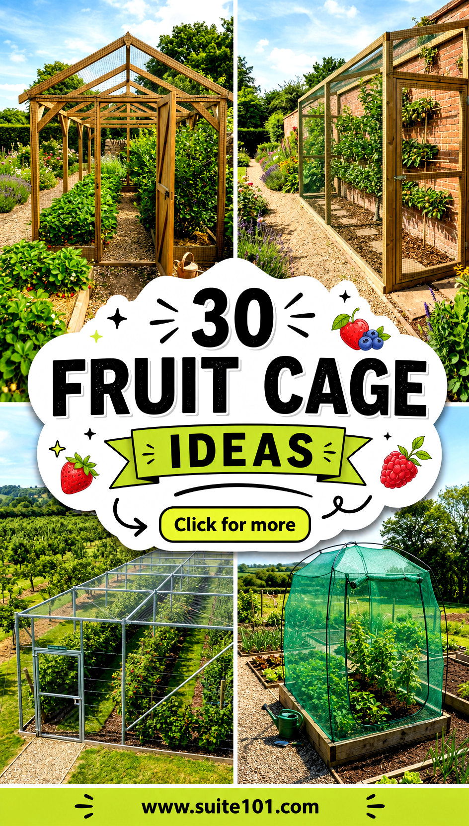 30 Fruit Cage Ideas to Protect Harvests and Boost Yields - 30 Fruit Cage Ideas to Protect Harvests and Boost Yields