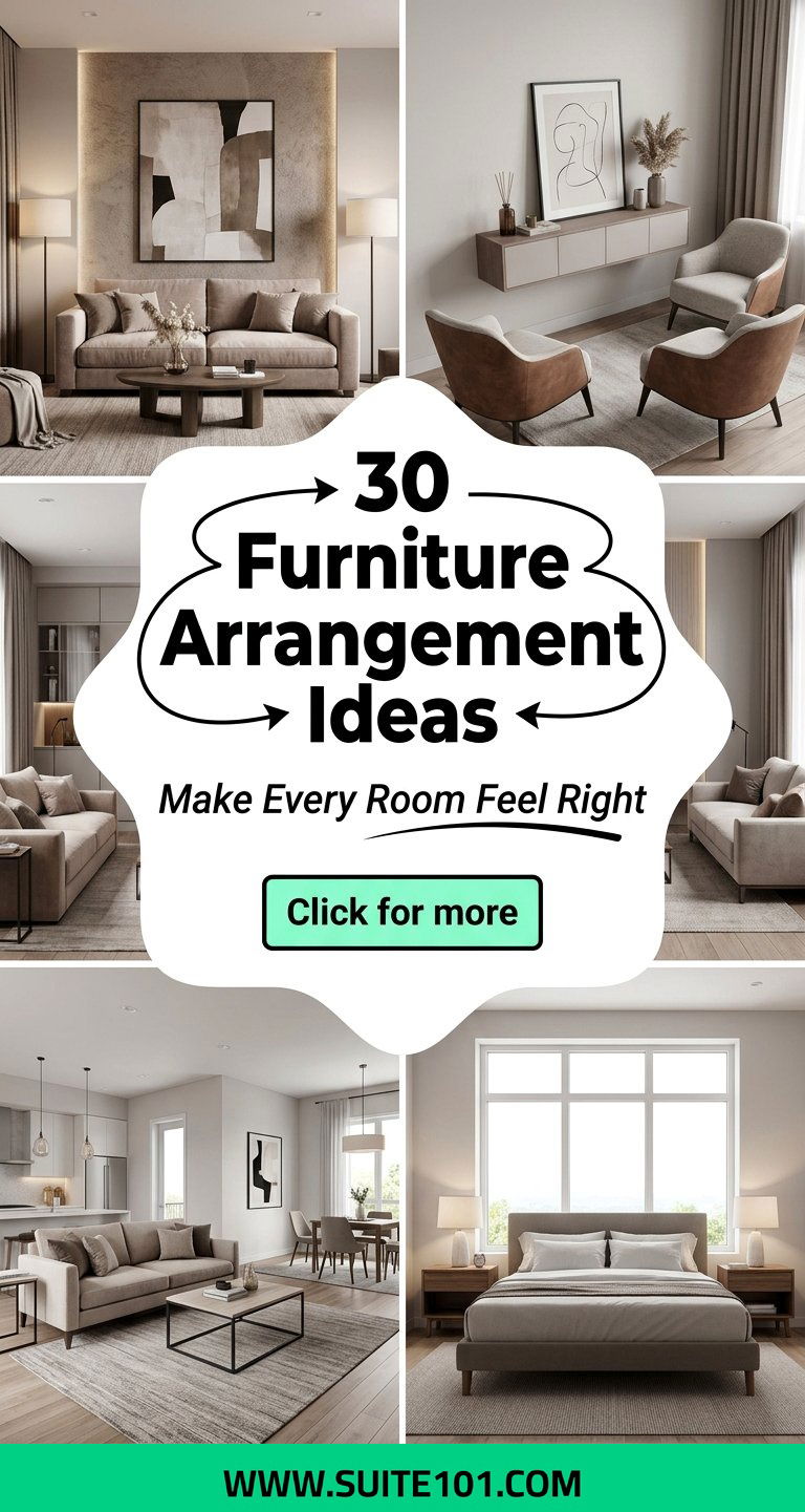30 Furniture Arrangement Ideas to Make Any Room Feel Right - 30 Furniture Arrangement Ideas to Make Any Room Feel Right