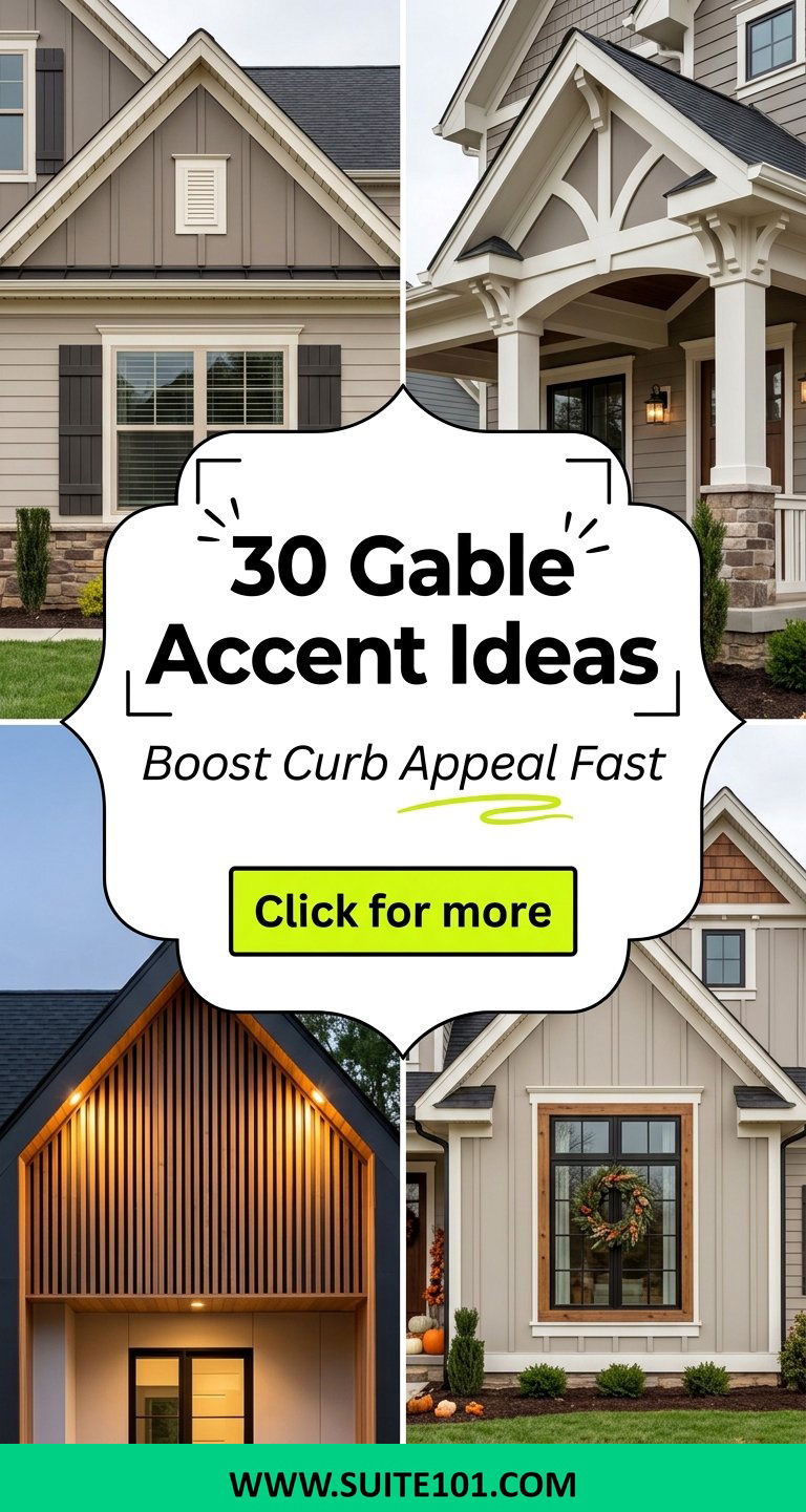 30 Gable Accent Ideas to Boost Curb Appeal Fast in Any Style - 30 Gable Accent Ideas to Boost Curb Appeal Fast in Any Style