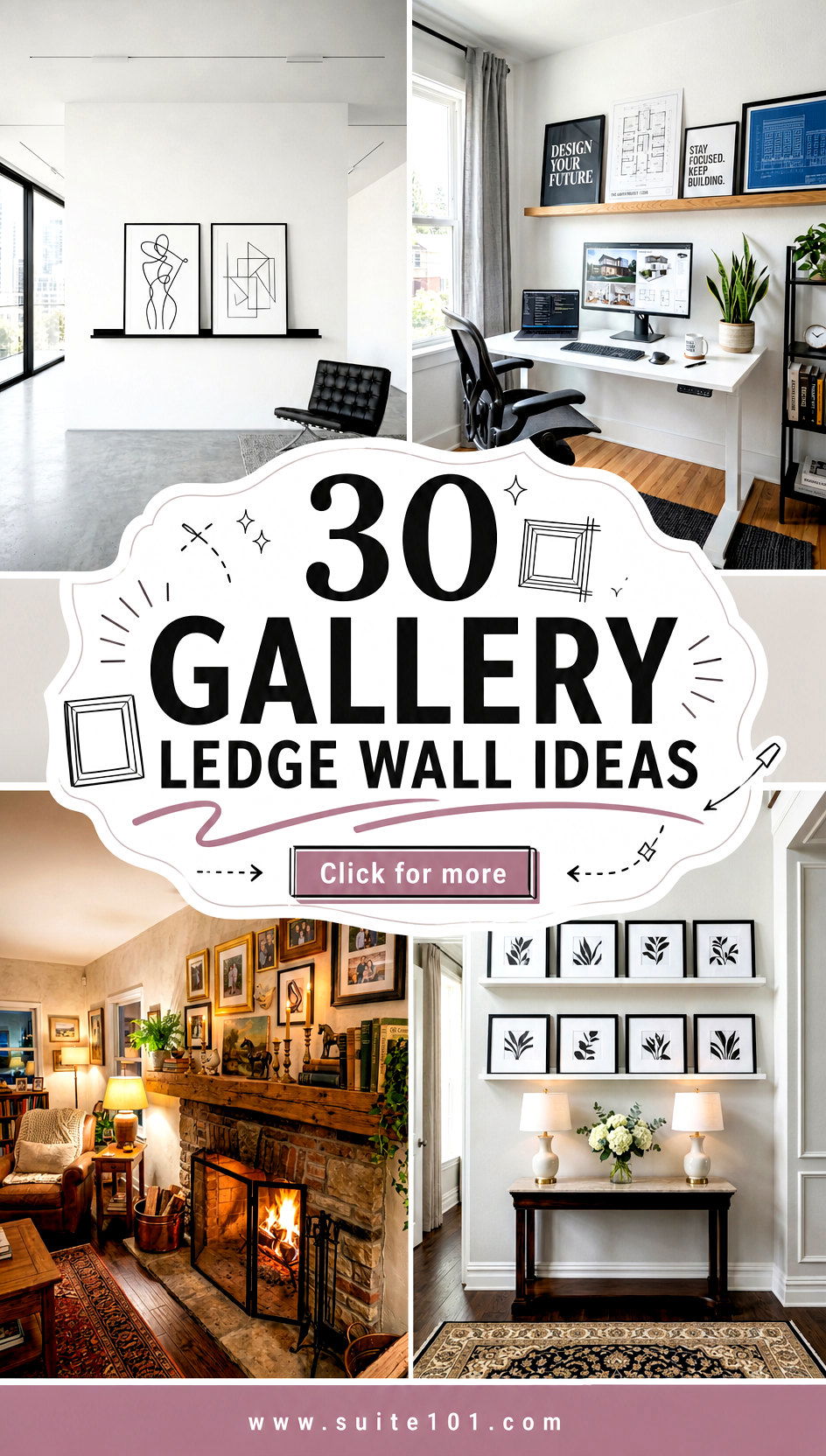 30 Gallery Ledge Wall Ideas for Layered Pro-Level Styling - 30 Gallery Ledge Wall Ideas for Layered, Pro-Level Styling