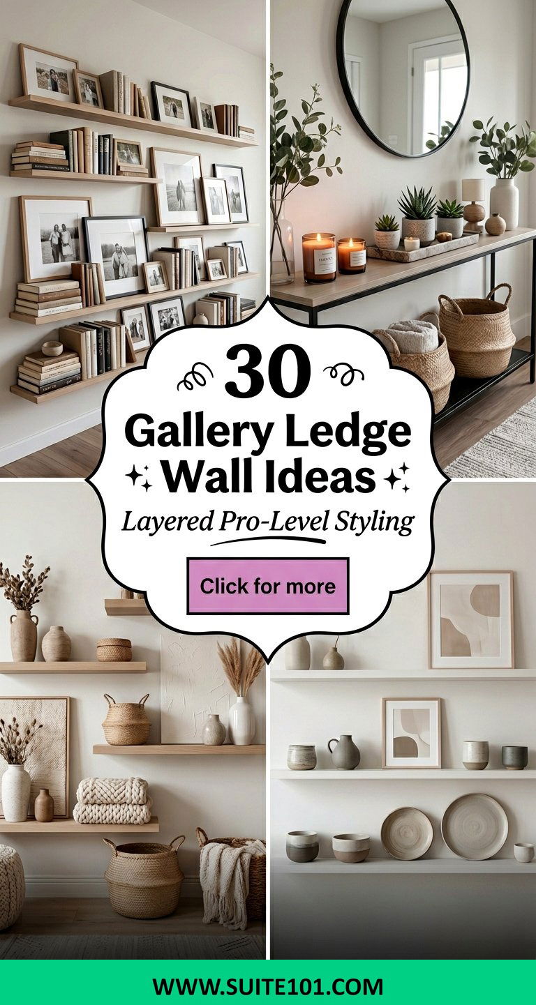30 Gallery Ledge Wall Ideas for Layered Pro-Level Styling - 30 Gallery Ledge Wall Ideas for Layered, Pro-Level Styling