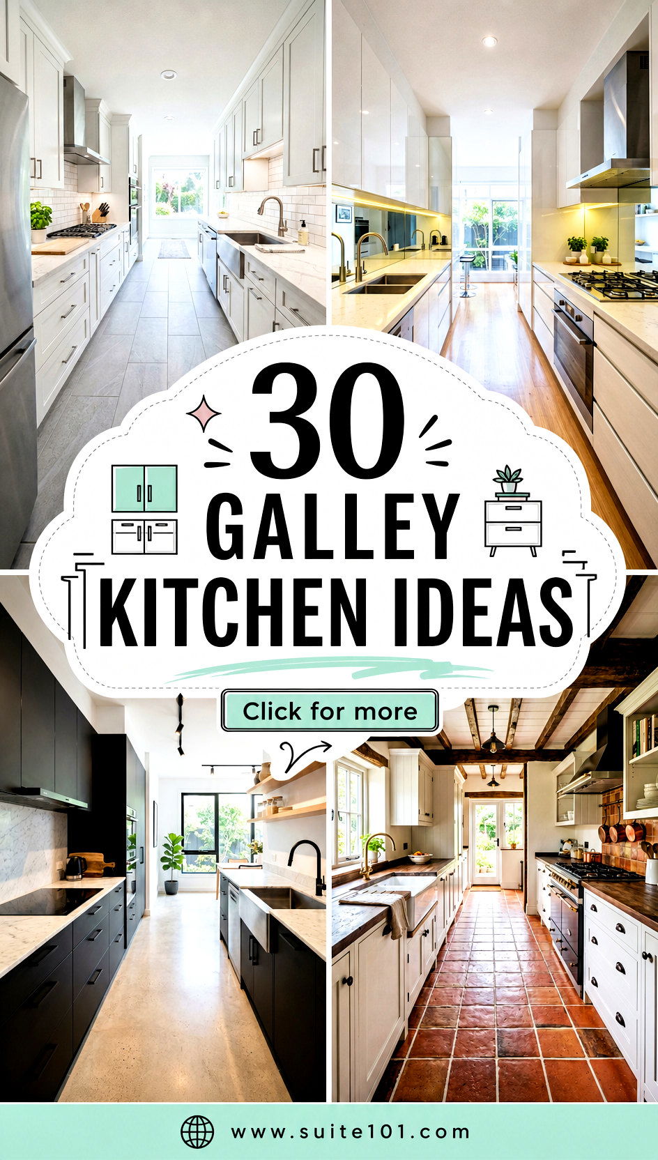 30 Galley Kitchen Ideas for Smarter Layouts and More Storage - 30 Galley Kitchen Ideas for Smarter Layouts and More Storage