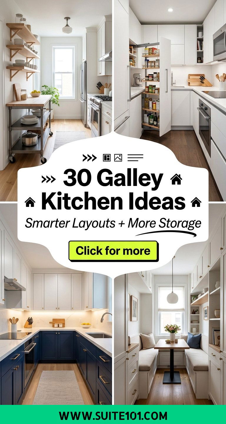 30 Galley Kitchen Ideas for Smarter Layouts and More Storage - 30 Galley Kitchen Ideas for Smarter Layouts and More Storage