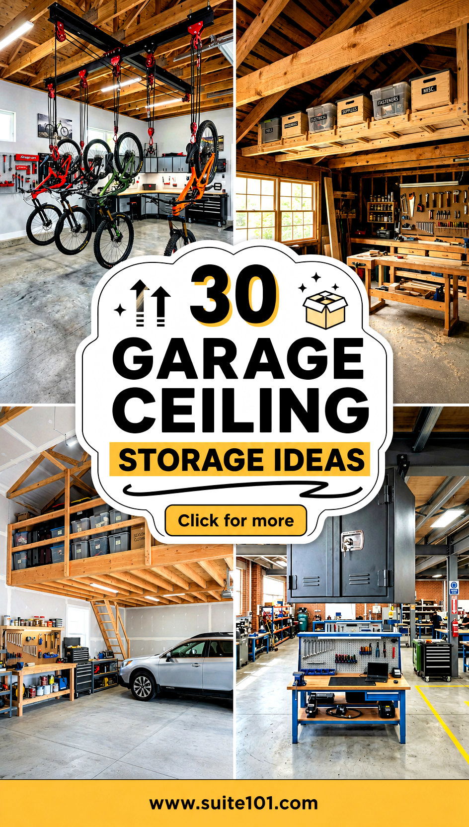 30 Garage Ceiling Storage Ideas to Free Up Floor Space Fast - 30 Garage Ceiling Storage Ideas to Free Up Floor Space Fast