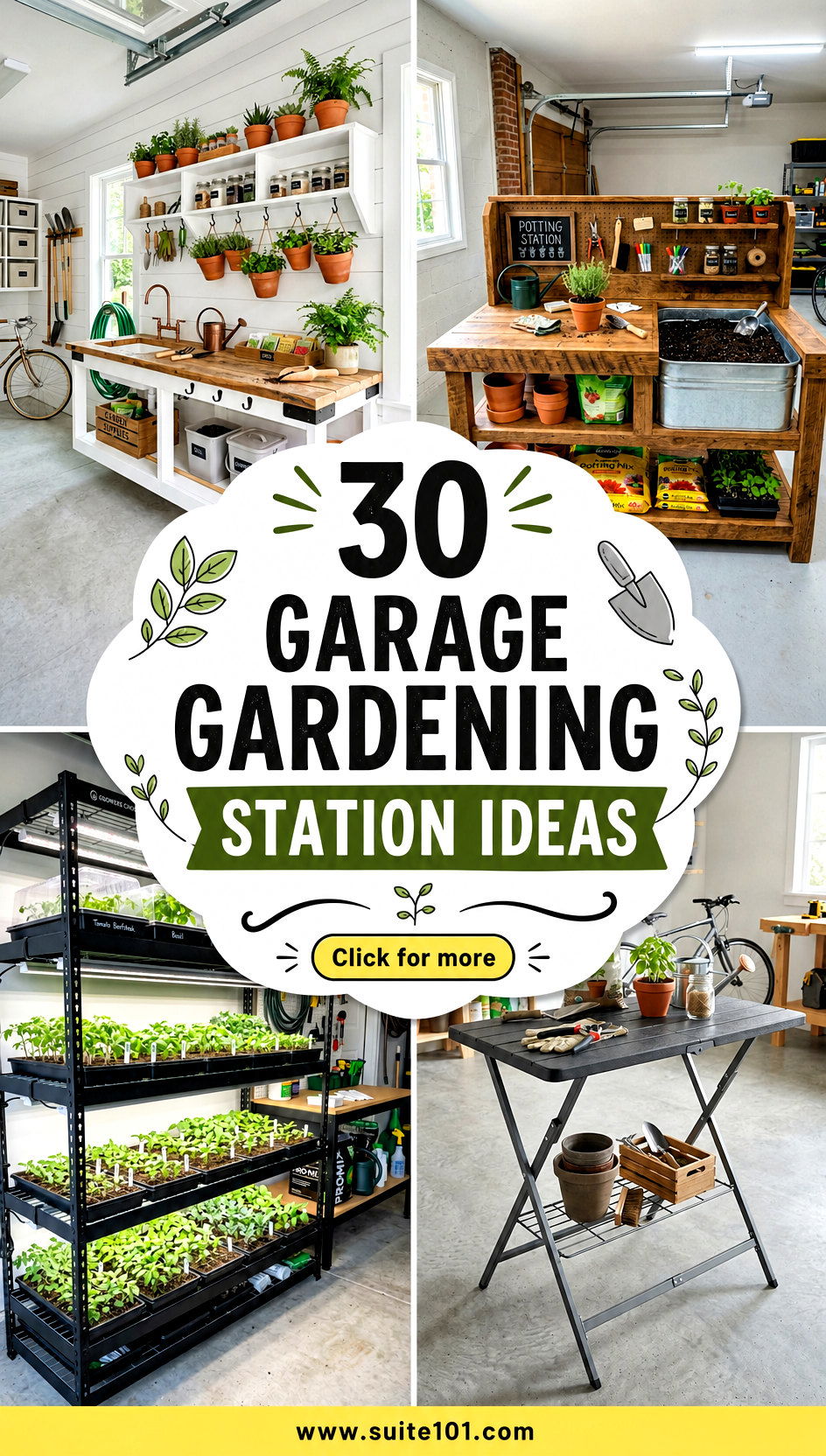 30 Garage Gardening Station Ideas For Smarter Planting Setups - 30 Garage Gardening Station Ideas For Smarter Planting Setups