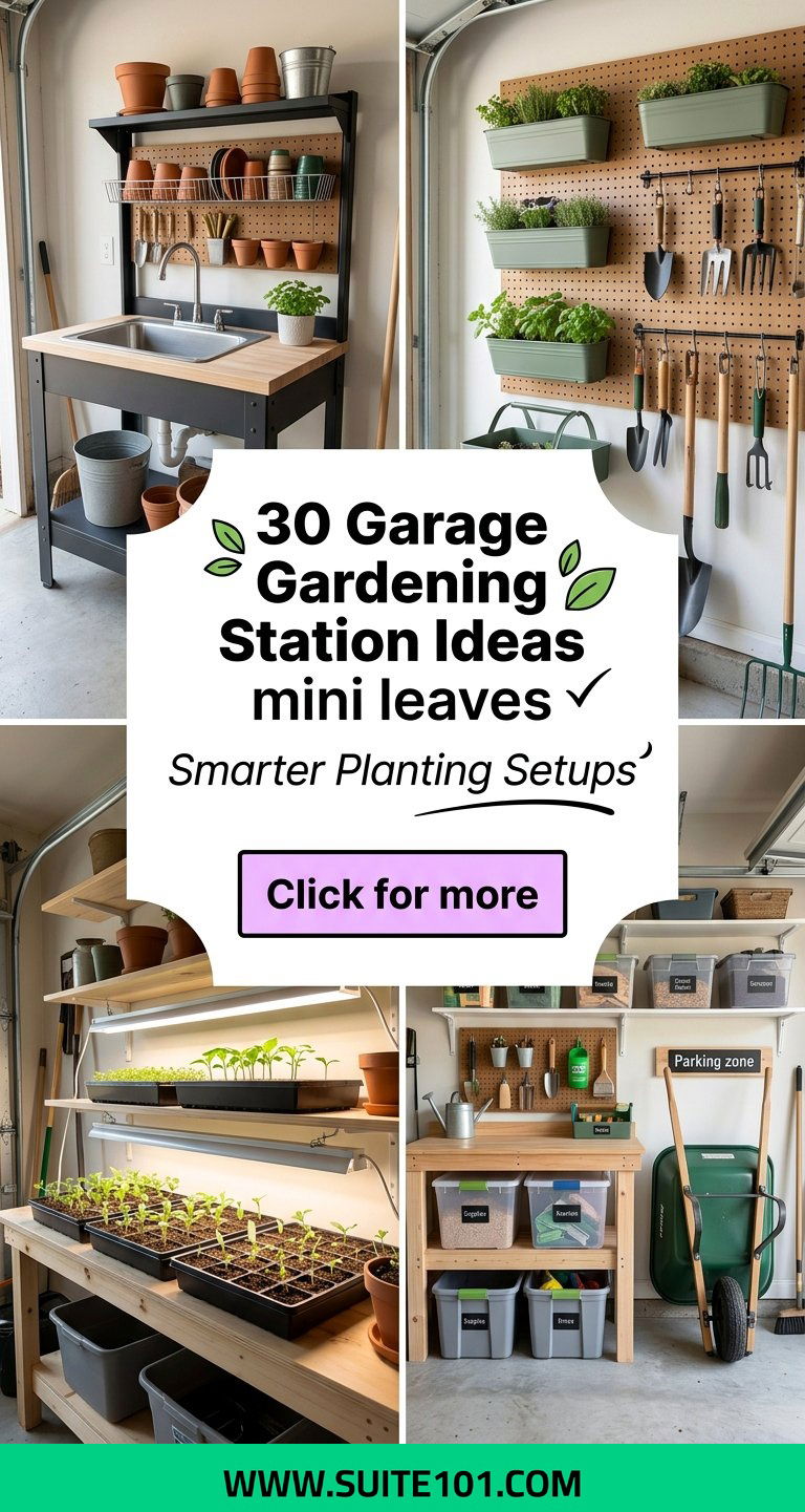 30 Garage Gardening Station Ideas For Smarter Planting Setups - 30 Garage Gardening Station Ideas For Smarter Planting Setups