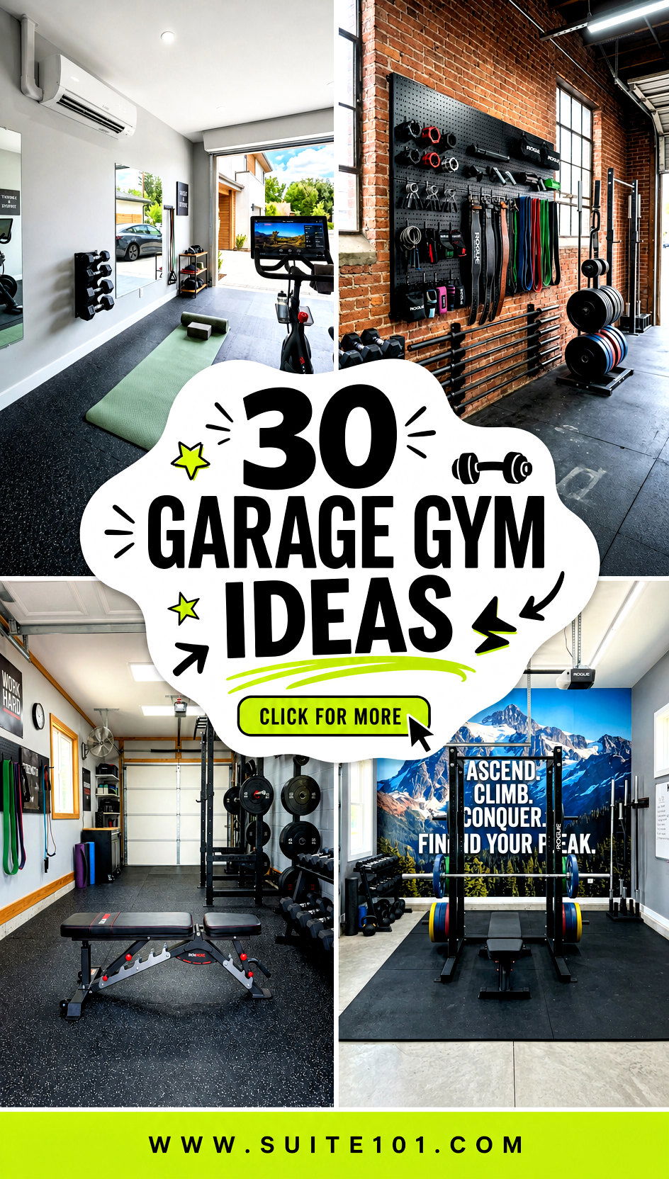 30 Garage Gym Ideas To Build A Workout Space Youll Love - 30 Garage Gym Ideas To Build A Workout Space You'll Love