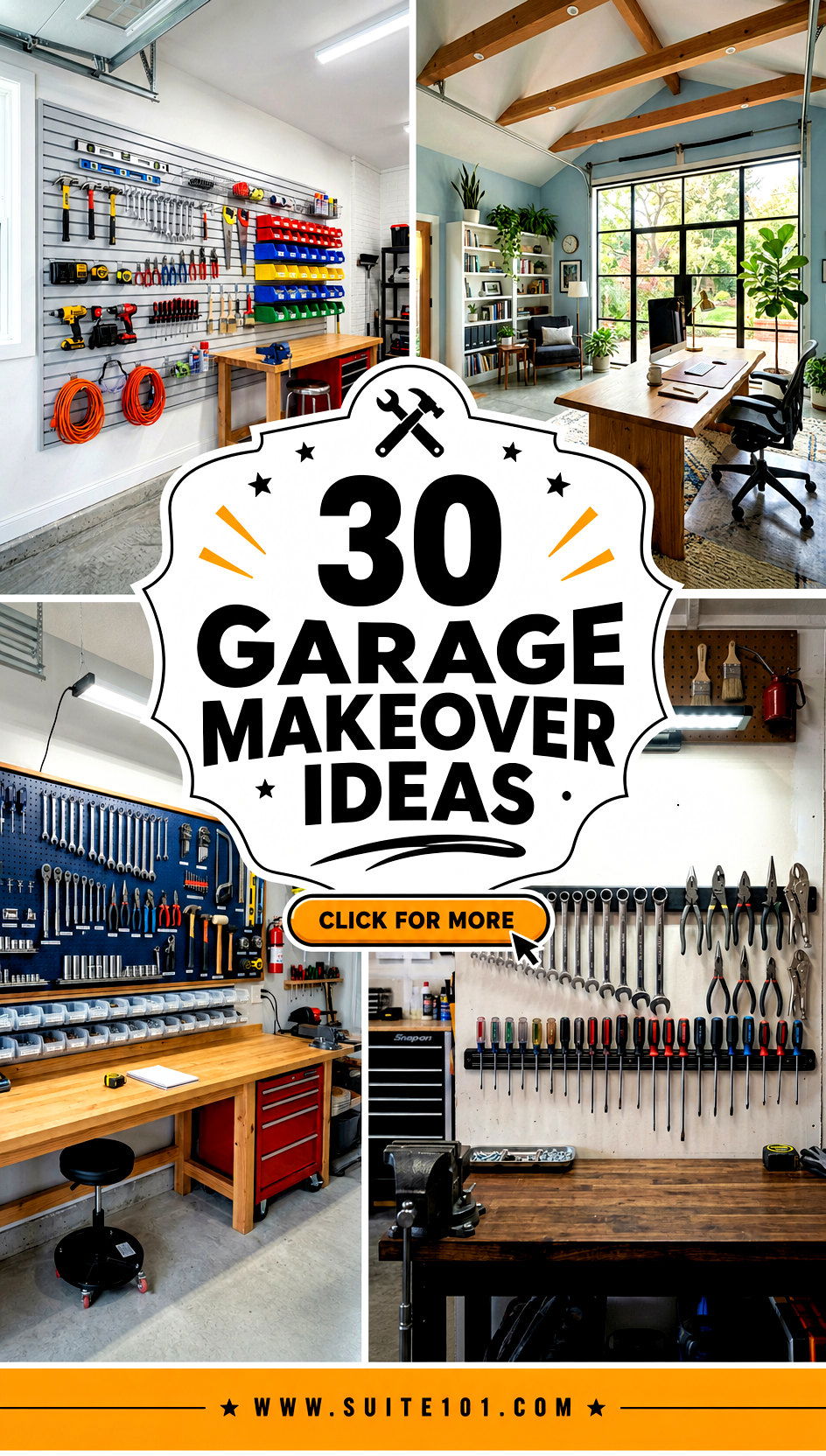 30 Garage Makeover Ideas for a Clean Stylish Workshop Today - 30 Garage Makeover Ideas for a Clean, Stylish Workshop Today