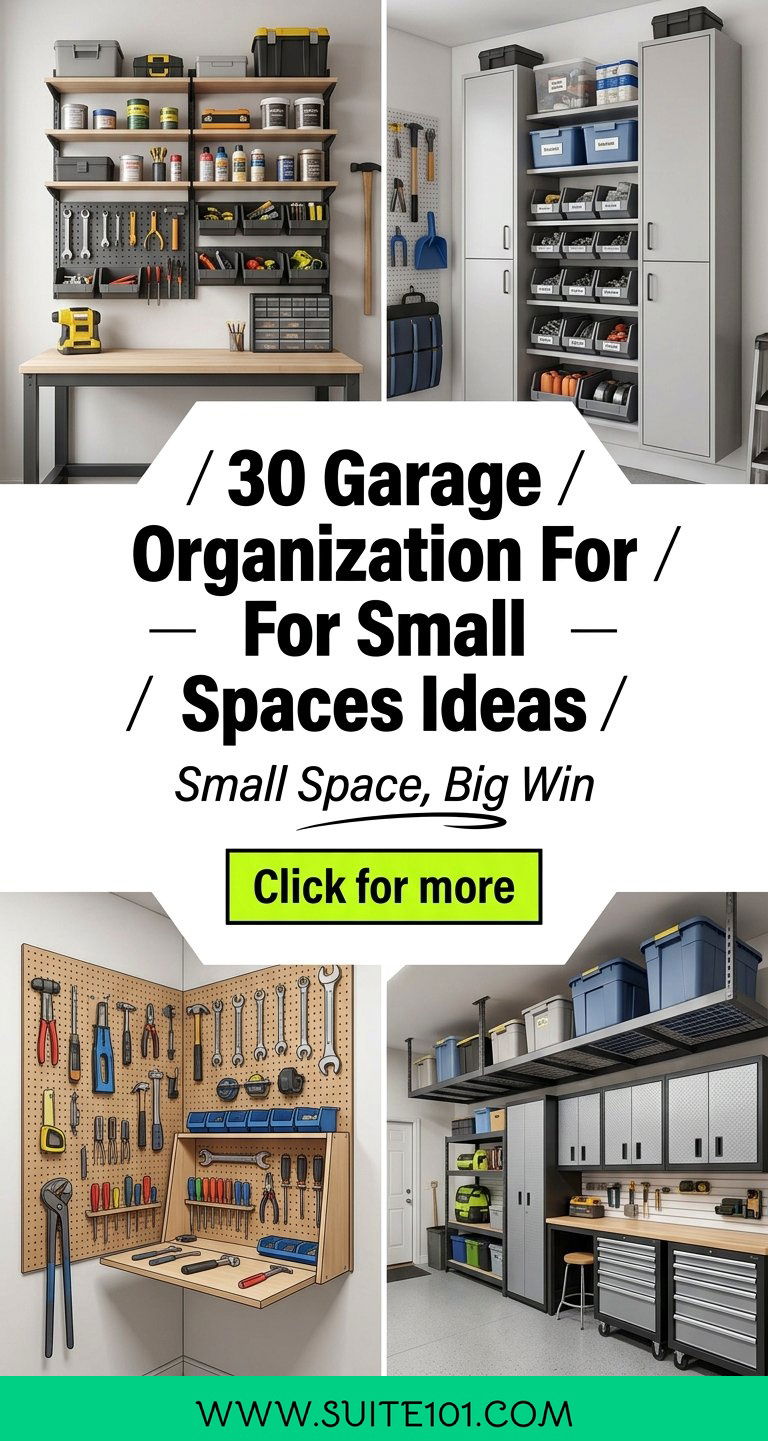 30 Garage Organization For Small Spaces Ideas That Work Anywhere - 30 Garage Organization For Small Spaces Ideas That Work Anywhere