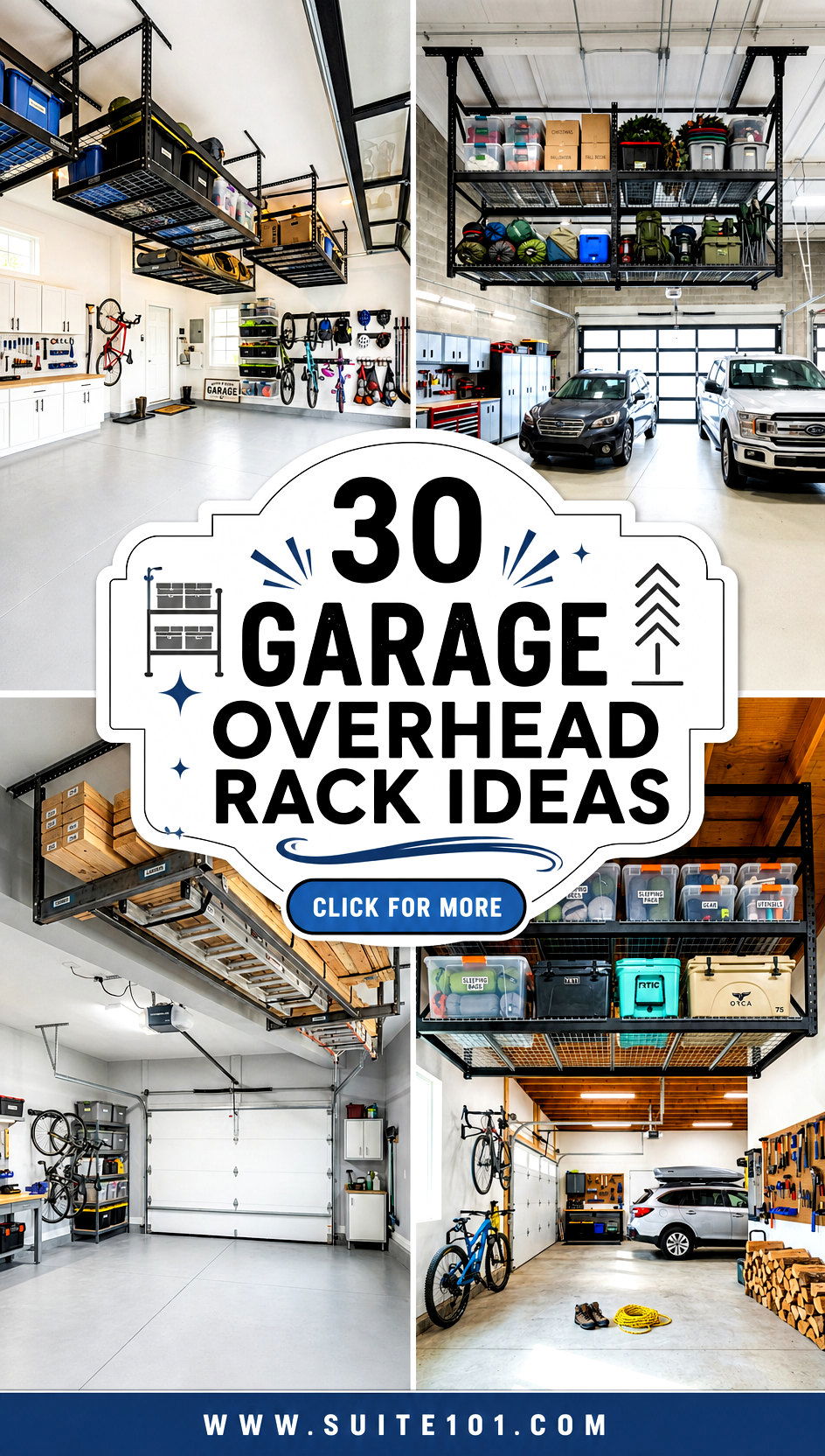 30 Garage Overhead Rack Ideas For Maximum Storage Above Cars - 30 Garage Overhead Rack Ideas For Maximum Storage Above Cars