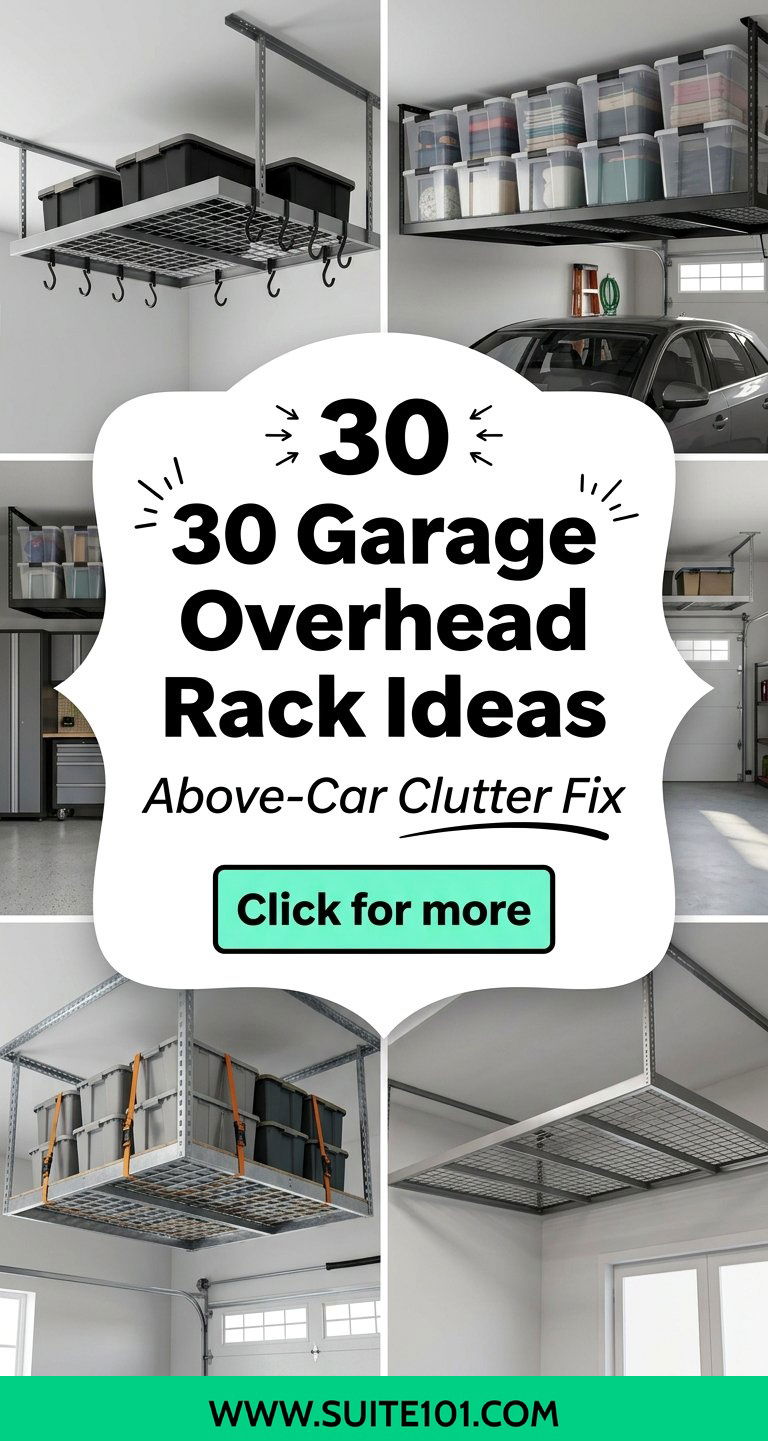 30 Garage Overhead Rack Ideas For Maximum Storage Above Cars - 30 Garage Overhead Rack Ideas For Maximum Storage Above Cars
