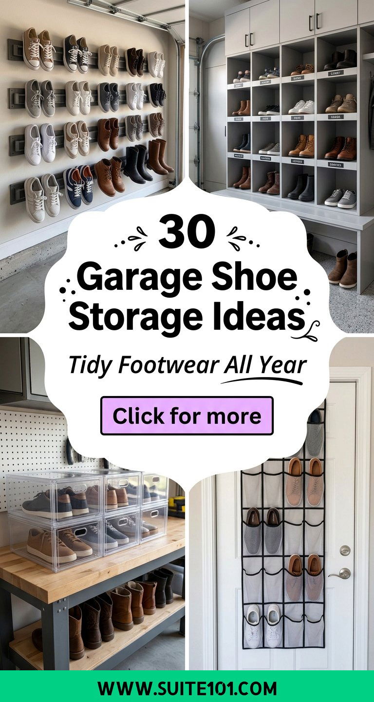 30 Garage Shoe Storage Ideas To Keep Footwear Tidy All Year - 30 Garage Shoe Storage Ideas To Keep Footwear Tidy All Year