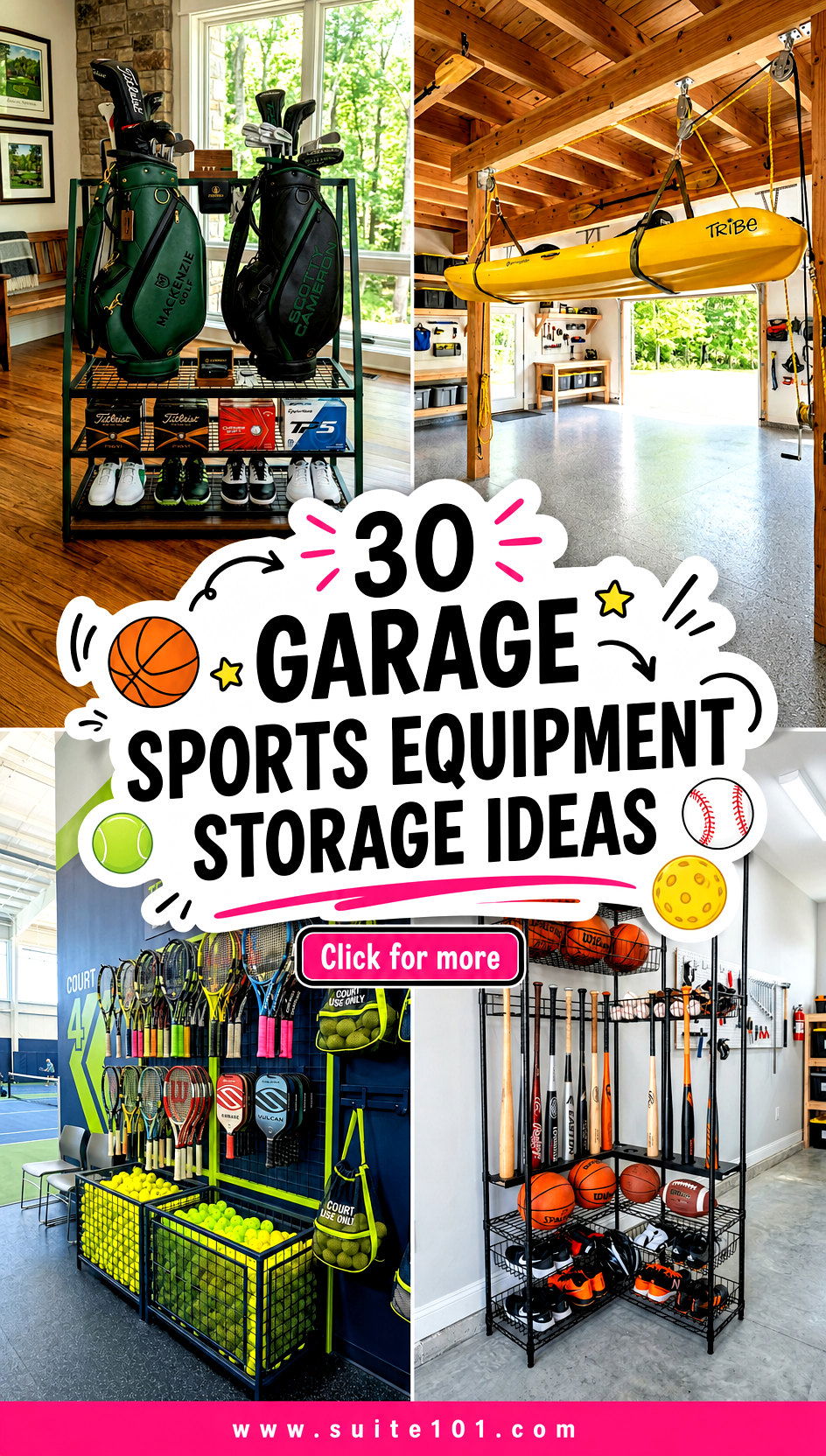30 Garage Sports Equipment Storage Ideas for Clean Game Days - 30 Garage Sports Equipment Storage Ideas for Clean Game Days