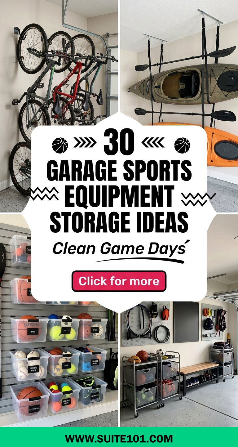 30 Garage Sports Equipment Storage Ideas for Clean Game Days - 30 Garage Sports Equipment Storage Ideas for Clean Game Days