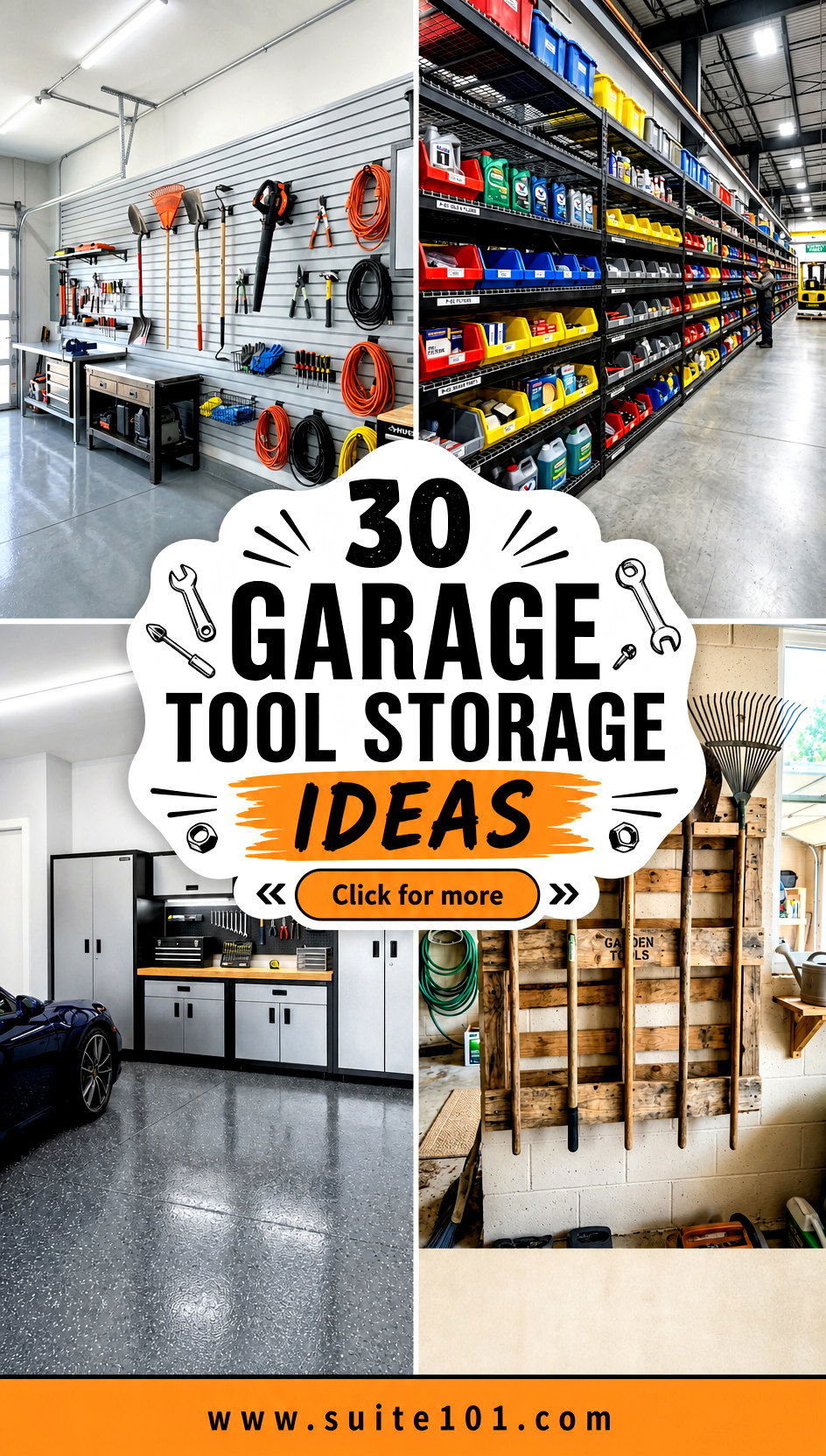 30 Garage Tool Storage Ideas To Prevent Clutter and Save Time - 30 Garage Tool Storage Ideas To Prevent Clutter and Save Time