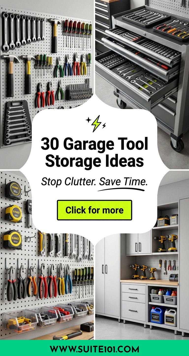 30 Garage Tool Storage Ideas To Prevent Clutter and Save Time - 30 Garage Tool Storage Ideas To Prevent Clutter and Save Time