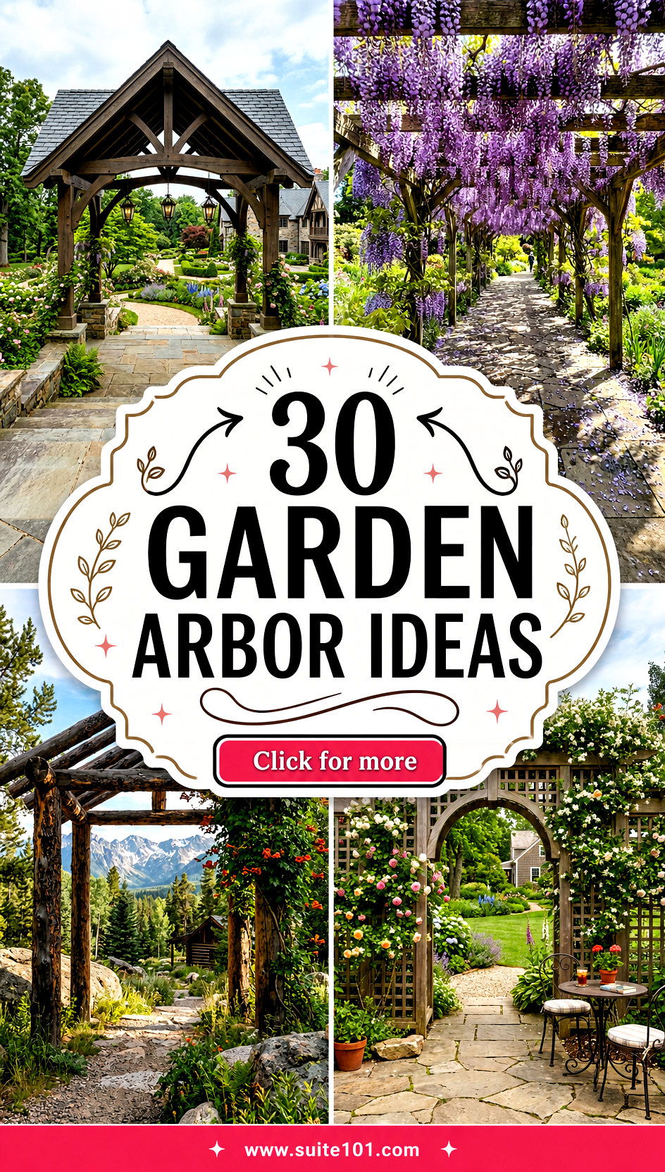 30 Garden Arbor Ideas to Frame Pathways and Create Privacy - 30 Garden Arbor Ideas to Frame Pathways and Create Privacy