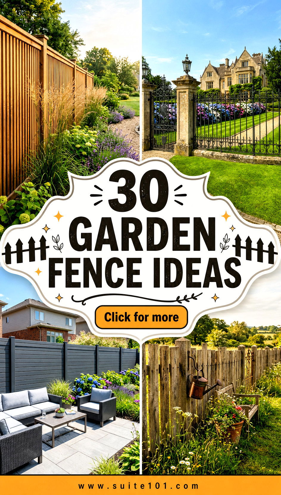 30 Garden Fence Ideas for Privacy Style and Strong Structure - 30 Garden Fence Ideas for Privacy, Style, and Strong Structure