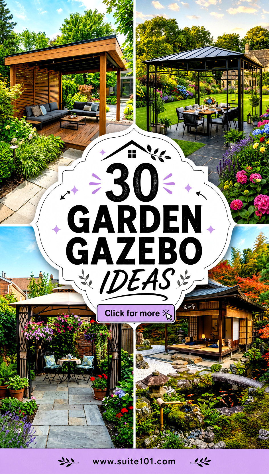 30 Garden Gazebo Ideas to Create an Outdoor Retreat Youll Love - 30 Garden Gazebo Ideas to Create an Outdoor Retreat You'll Love
