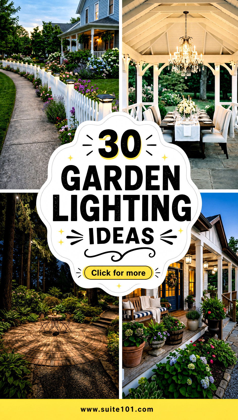 30 Garden Lighting Ideas That Make Nights Magical and Inviting - 30 Garden Lighting Ideas That Make Nights Magical and Inviting