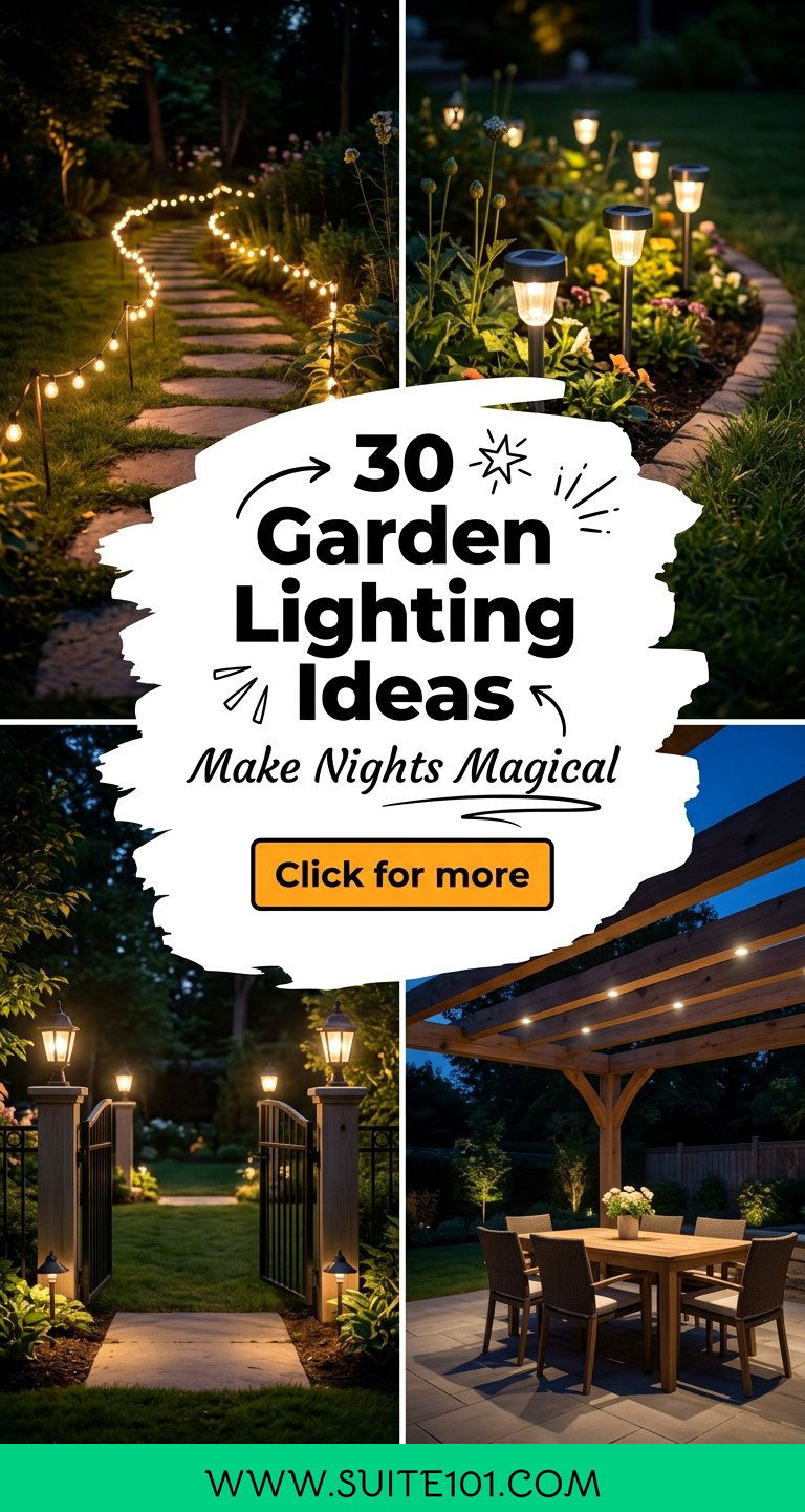 30 Garden Lighting Ideas That Make Nights Magical and Inviting - 30 Garden Lighting Ideas That Make Nights Magical and Inviting