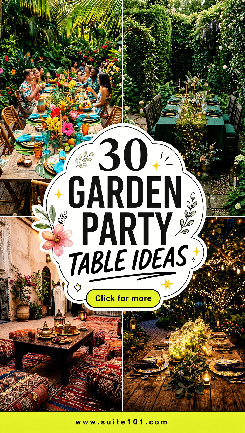 30 Garden Party Table Ideas for a Gorgeous Outdoor Spread - 30 Garden Party Table Ideas for a Gorgeous Outdoor Spread