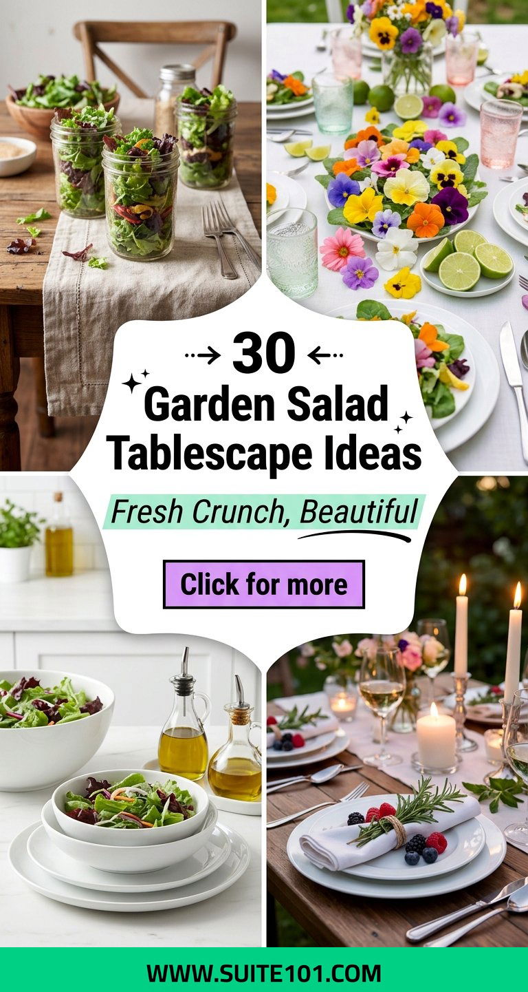 30 Garden Salad Tablescape Ideas for Beautiful Healthy Gatherings - 30 Garden Salad Tablescape Ideas for Beautiful, Healthy Gatherings