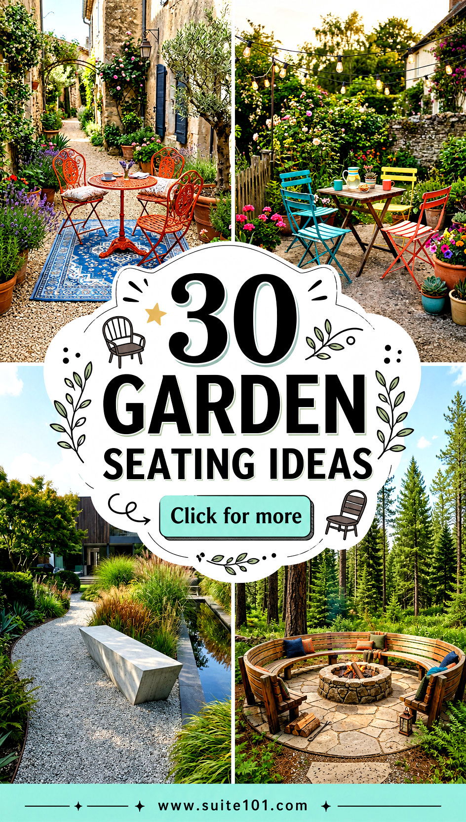 30 Garden Seating Ideas for a Cozy Outdoor Retreat Today - 30 Garden Seating Ideas for a Cozy Outdoor Retreat Today