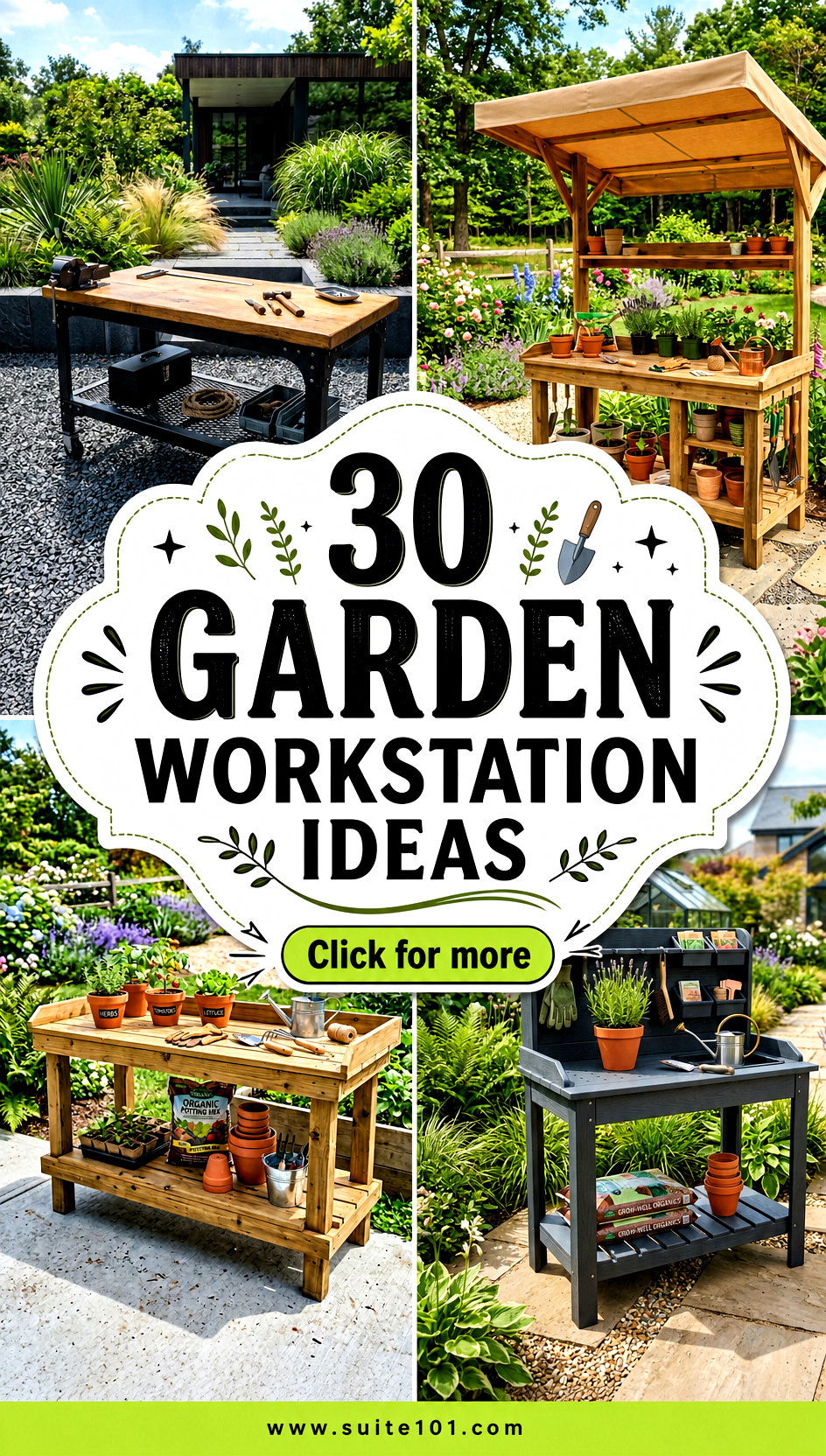 30 Garden Workstation Ideas for a Smarter Smoother Workspace - 30 Garden Workstation Ideas for a Smarter, Smoother Workspace