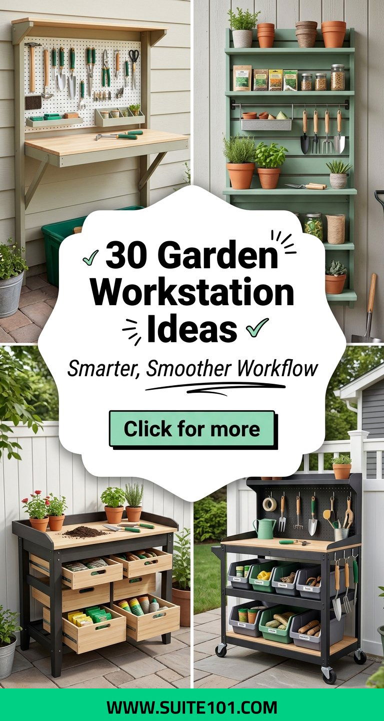 30 Garden Workstation Ideas for a Smarter Smoother Workspace - 30 Garden Workstation Ideas for a Smarter, Smoother Workspace