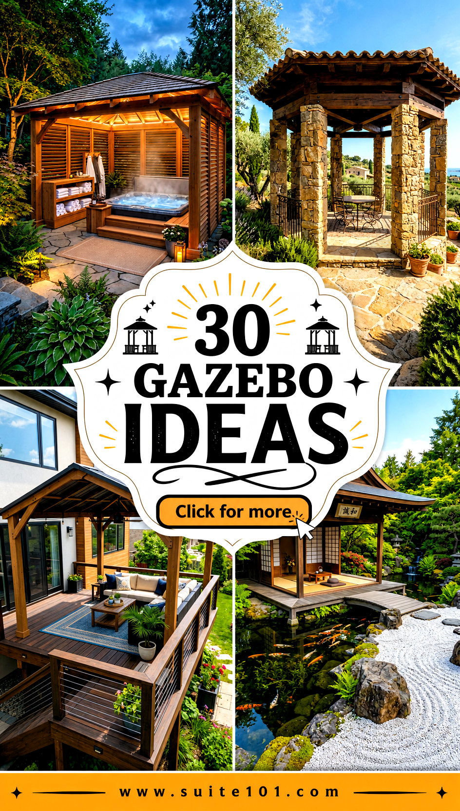 30 Gazebo Ideas for Backyard Shade Style and Function - 30 Gazebo Ideas for Backyard Shade, Style, and Function