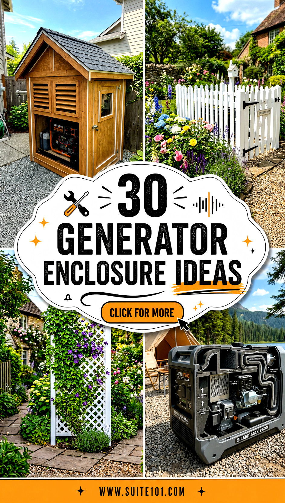 30 Generator Enclosure Ideas to Reduce Noise and Look Great - 30 Generator Enclosure Ideas to Reduce Noise and Look Great