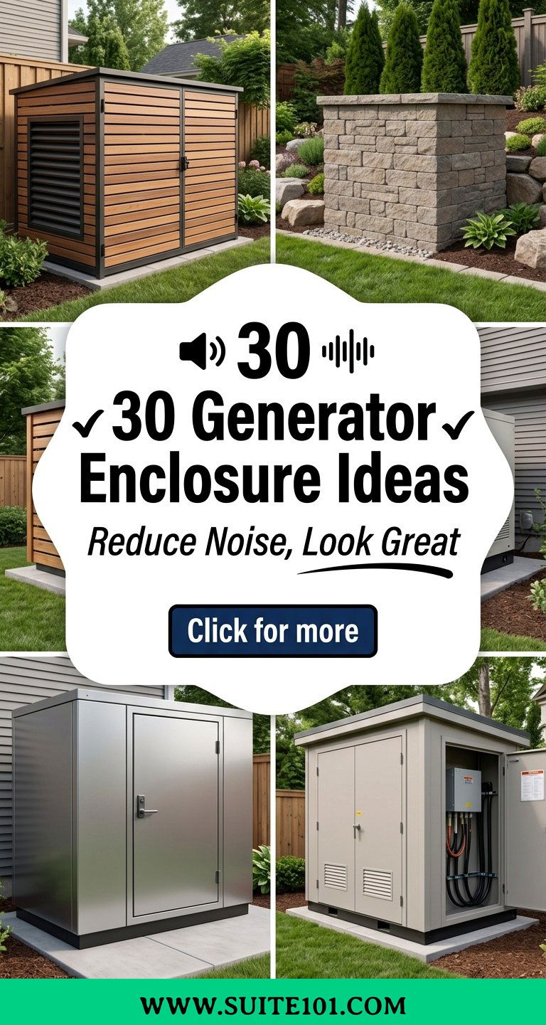30 Generator Enclosure Ideas to Reduce Noise and Look Great - 30 Generator Enclosure Ideas to Reduce Noise and Look Great
