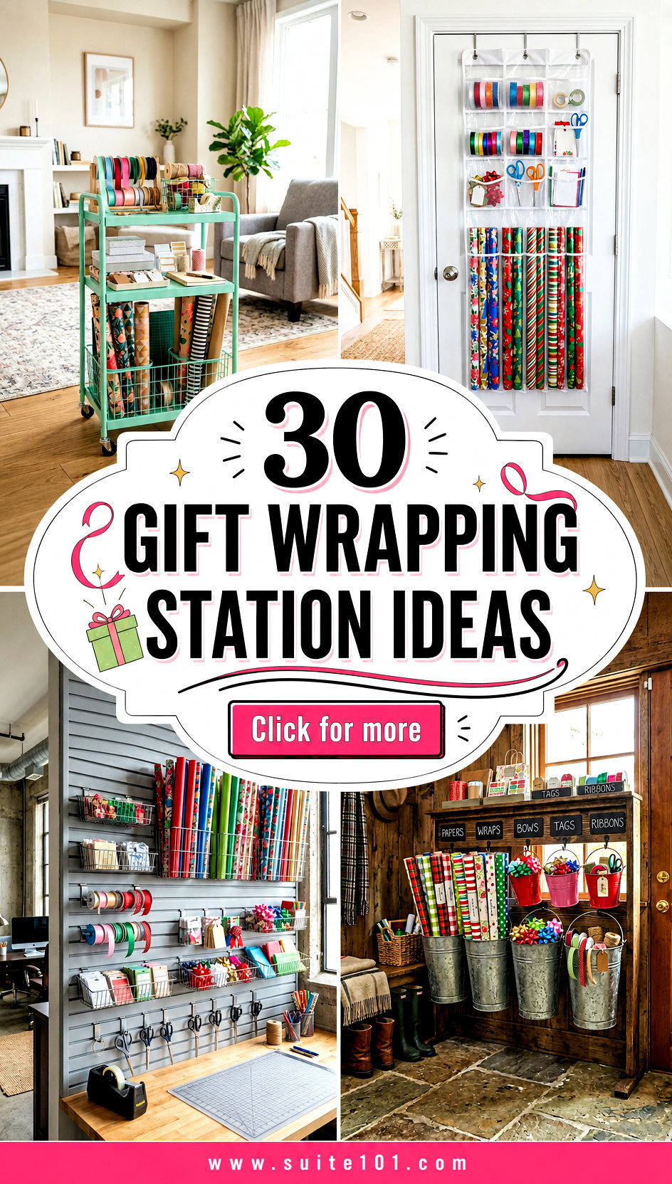 30 Gift Wrapping Station Ideas for Fast Festive Organization - 30 Gift Wrapping Station Ideas for Fast, Festive Organization