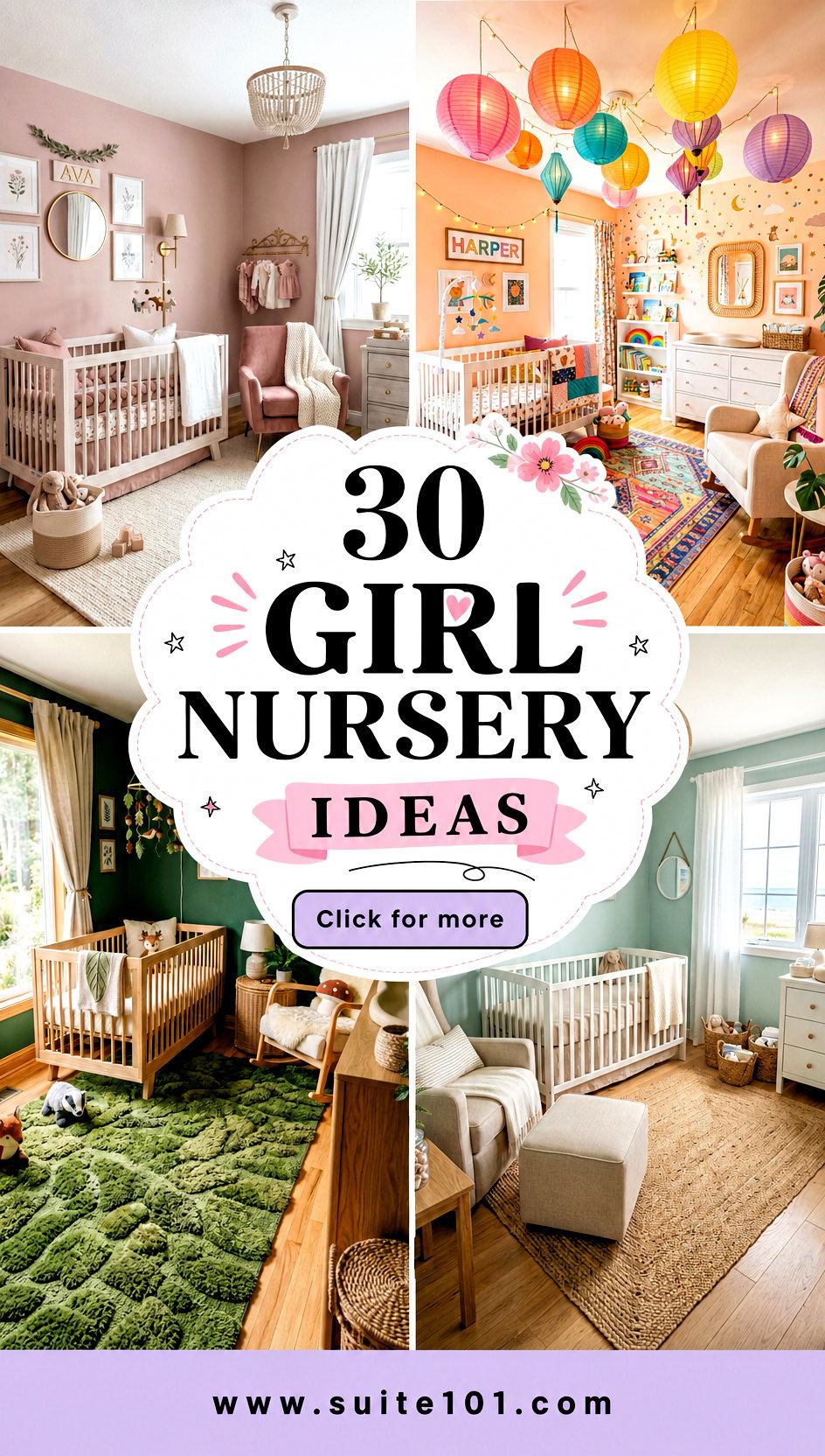 30 Girl Nursery Ideas for a Sweet Stylish Start at Home - 30 Girl Nursery Ideas for a Sweet, Stylish Start at Home