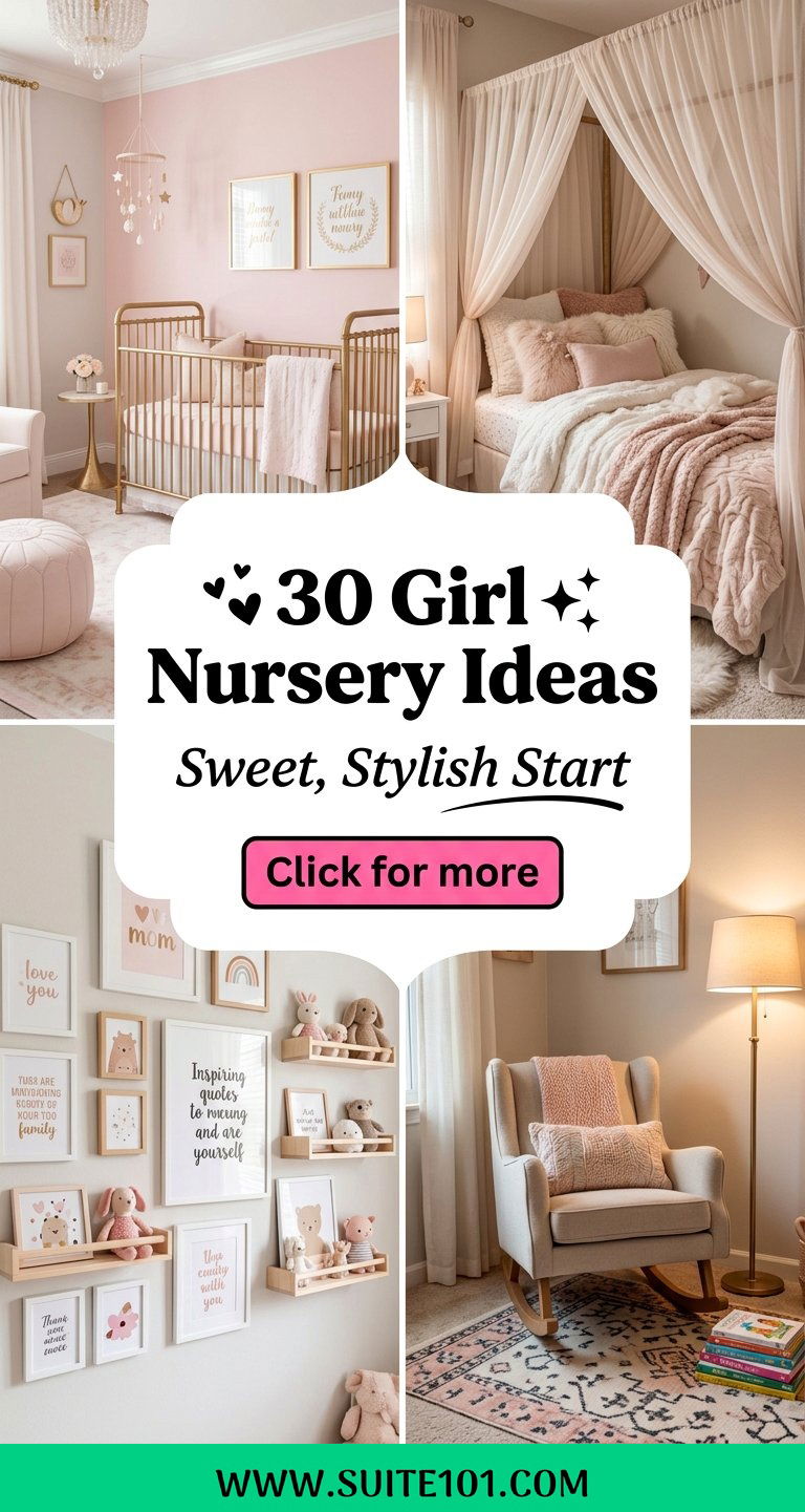 30 Girl Nursery Ideas for a Sweet Stylish Start at Home - 30 Girl Nursery Ideas for a Sweet, Stylish Start at Home