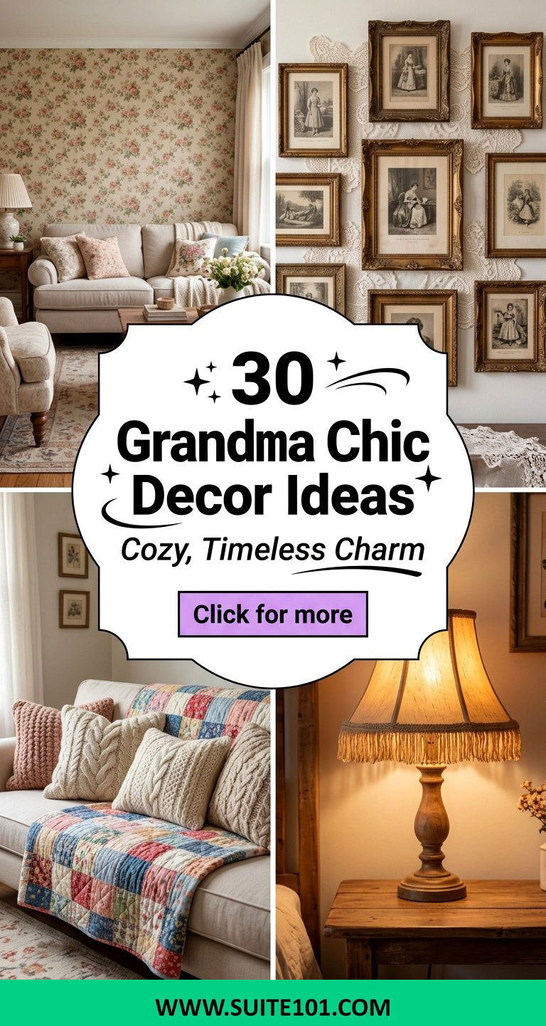 30 Grandma Chic Decor Ideas for Cozy Timeless Charm at Home - 30 Grandma Chic Decor Ideas for Cozy, Timeless Charm at Home