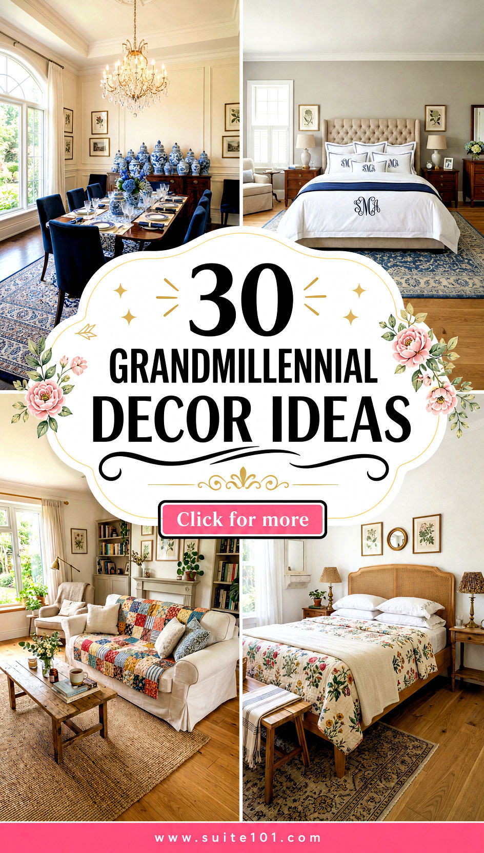 30 Grandmillennial Decor Ideas to Create a Classic Modern Home - 30 Grandmillennial Decor Ideas to Create a Classic, Modern Home