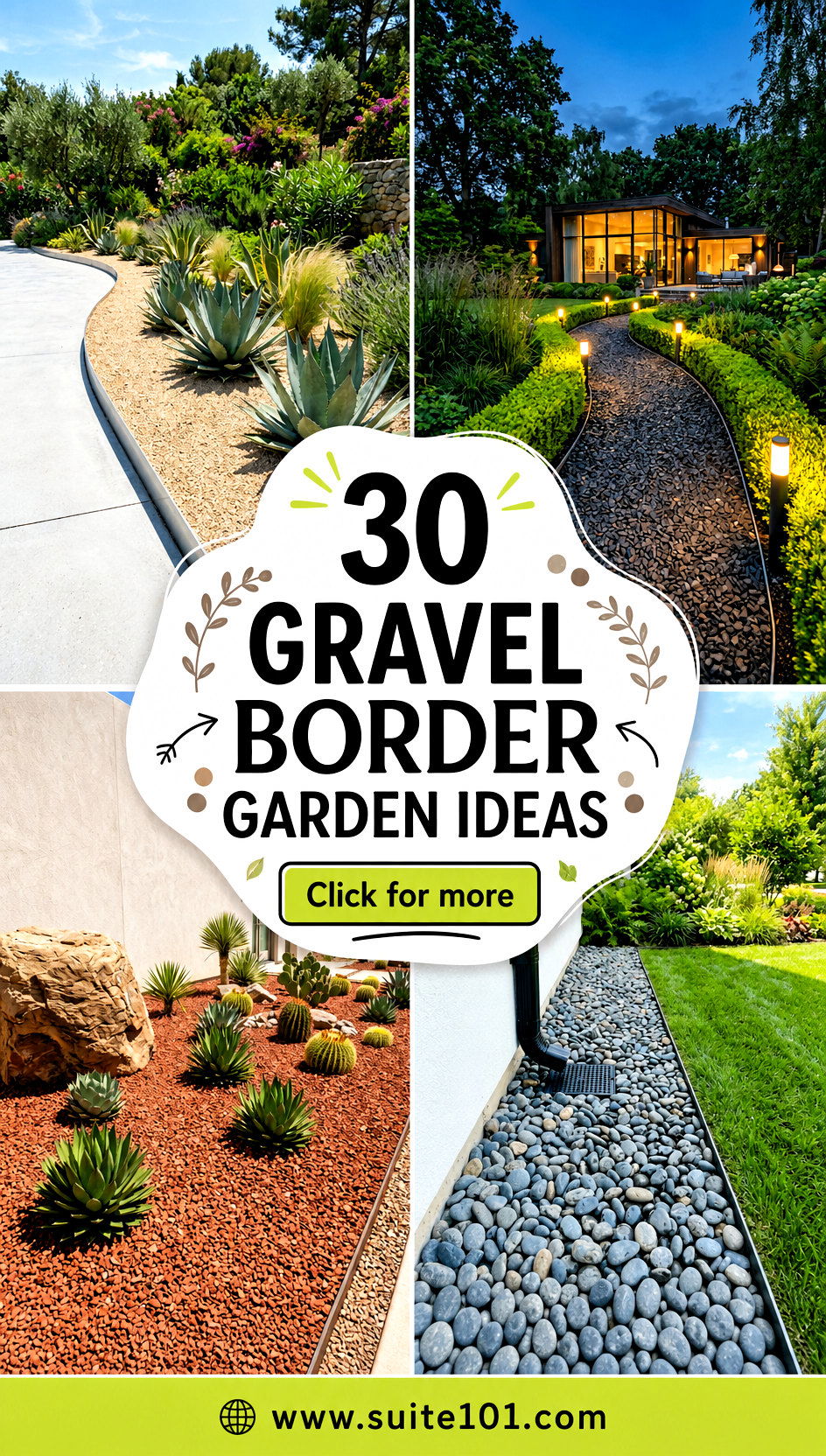 30 Gravel Border Garden Ideas to Upgrade Your Landscaping Fast - 30 Gravel Border Garden Ideas to Upgrade Your Landscaping Fast