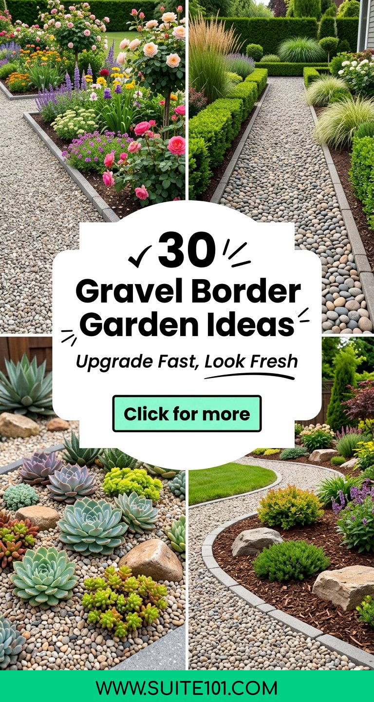 30 Gravel Border Garden Ideas to Upgrade Your Landscaping Fast - 30 Gravel Border Garden Ideas to Upgrade Your Landscaping Fast